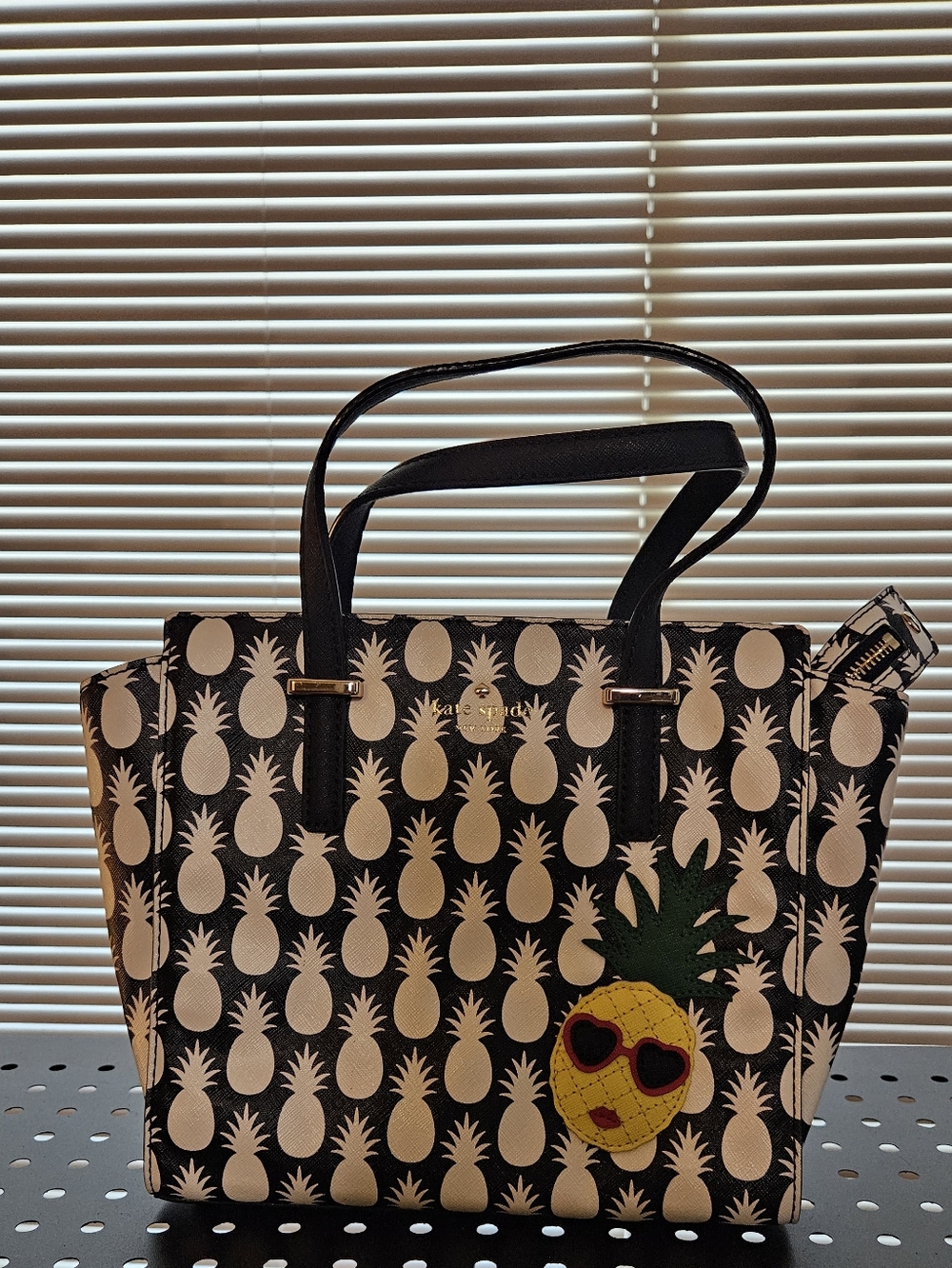Kate Spade New York Cedar Street Pineapples Small Hayden Satchel